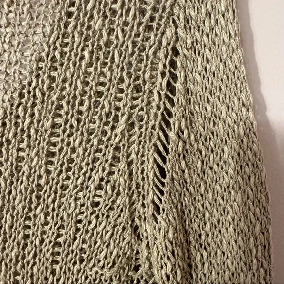 Aritzia Talula Asymmetrical Open Knit Sweater Women Size S - Picture 9 of 10